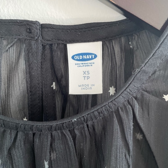 Old Navy sheer blouse in star print | XS - Picture 2 of 5